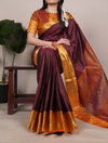 Ynf7405 Poly Cotton Chex With Zari Weaving Work Saree Wholesale Suppliers In Mumbai